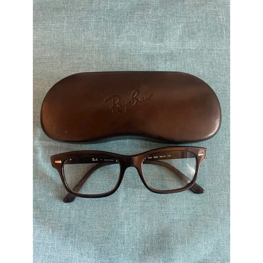 RAY BAN Black Unisex Frames Glasses Eyeglasses Men's Women's RB5383 RB 5383